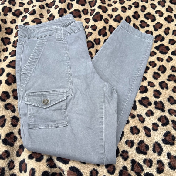 Gap Gray Grey Khaki Carpenter style skinny pants - Picture 2 of 3